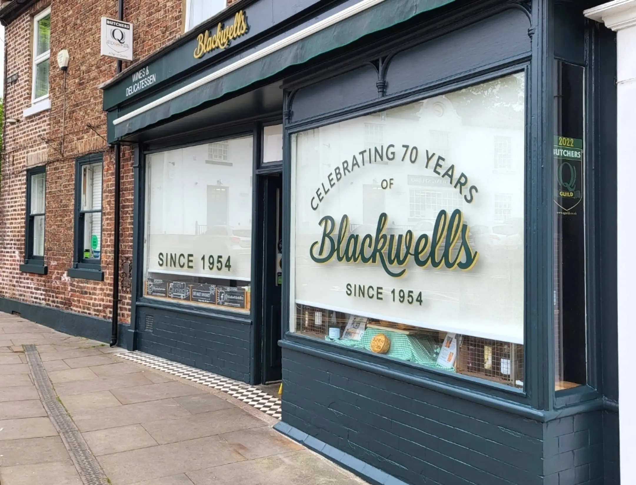 blackwells butchers repainted norton highstreet