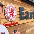 Paul Hinde of HPH Painting & Decorating outside the new Middlesbrough FC Foundation East Cleveland facility