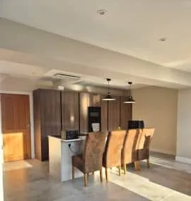 kitchen interior decorated